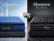 Blue Legendaire Resort & Hotel Collection commercial-grade mattress compared side-by-side with Beautyrest Black luxury mattress
